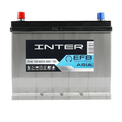 INTER Premium Asia 75Ah 700A L+ EFB (D26)