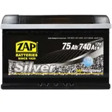 ZAP Silver 75Ah 740A R+ (LB3) (57587) (h=175)