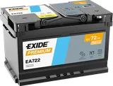 EXIDE Premium (EA722) 72Аh 720Ah R+