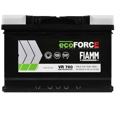 FIAMM Ecoforce AGM 70Ah 760А R+ (VR760) (L3)