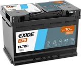 EXIDE Start-Stop EFB 70Ah 760A 12V R+ (EL700) (L3)