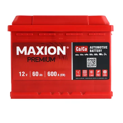 MAXION Premium  60Аh 600A R+ (L2)