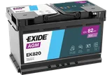 EXIDE Start-Stop AGM  (EK820) 82Аh 800A R+ (L4)