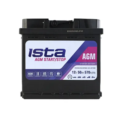 ISTA AGM 50Ah 570Ah R+ (L2)