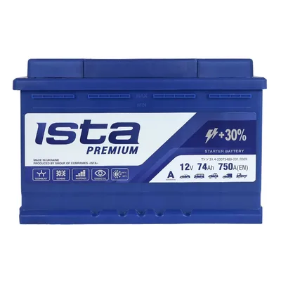 ISTA Premium 74Ah 720A R+ (L3)