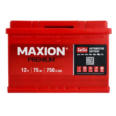 MAXION Premium 75Ah 750A R+ (L3)