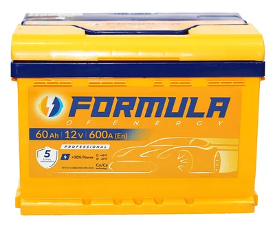 FORMULA Professional 6СТ-60Ah Аз 600A