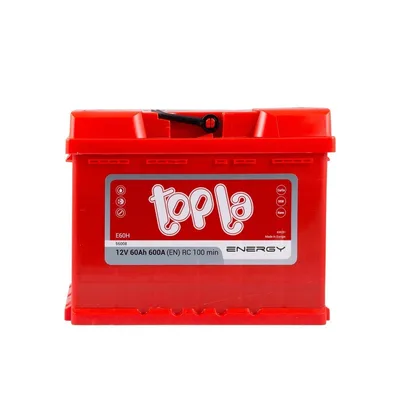 Topla ENERGY 60Ah 600A R+