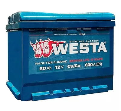 Westa 60Ah 600A R+