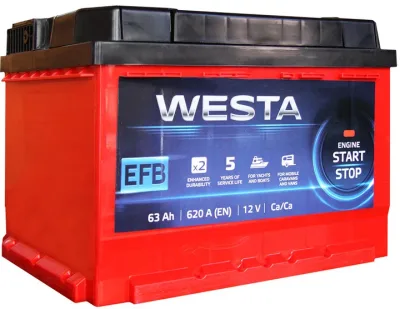 Westa А 63Ah 620A R+