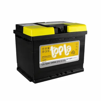 Topla EFB Euro 50Ah 540А R+